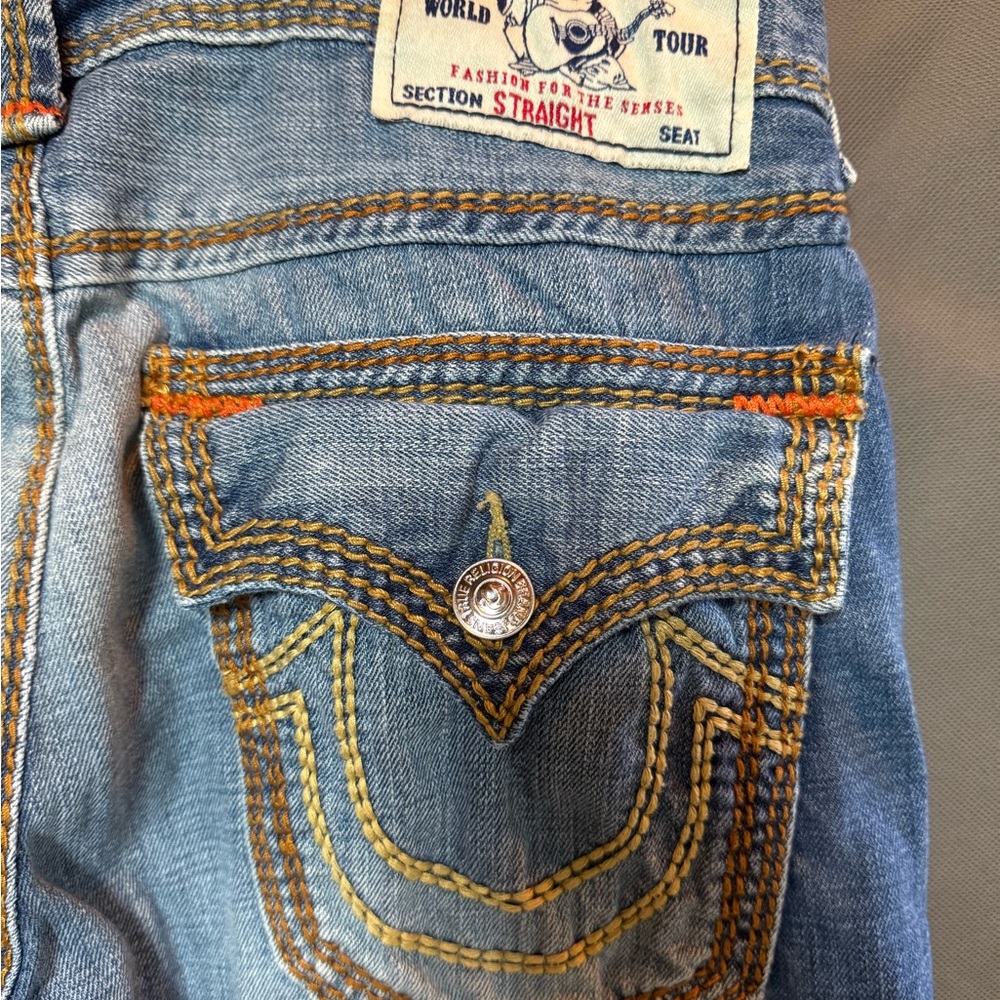 Stylish Blue True Religion Jeans for Men - Picture 3 of 8